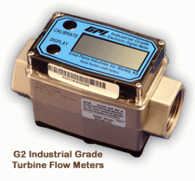 Model G2 Turbine Flow Meter for clean liquids