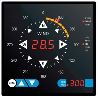 Wind Displays for 2-Axis Anemometers.