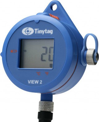 Tinytag View 2 Temperature & Humidity Data Logger with LCD Display