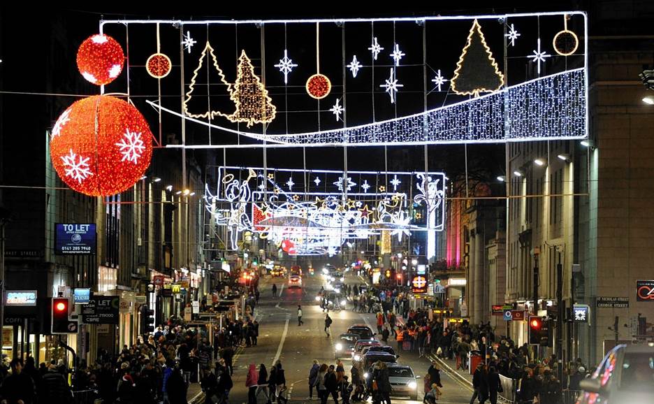 Aberdeen Union Street Christmas Lights