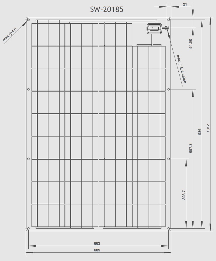 SW-20185 Technical Drawing