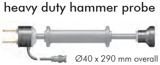 180-170 Heavy Duty Hammer Moisture Meter Probe