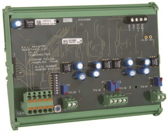 4 Channel analogue output module for the MX32 v2 & MX43 Gas Controller.