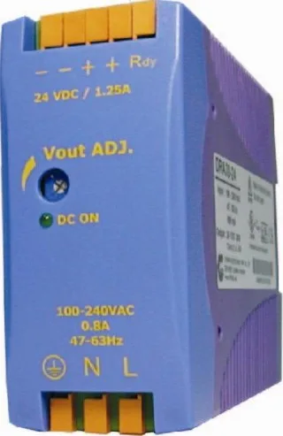 DRAN30 Series Power Supply - 24vDC at 30 Watts