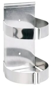Stainless Steel Wall bracket for 180 tub of probe wipes