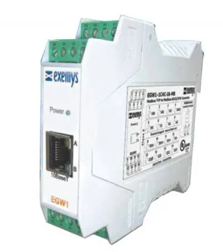 Modbus TCP to DF1 Converter