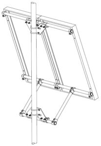 Dual Solar Panel Mounting Kit - SX320J & AM420J.