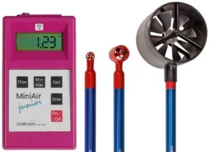 MiniAir Junior Anemometer for Air Flow Monitoring.