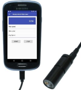 MiniVLS 313 USB Laser Tachometer with Android App