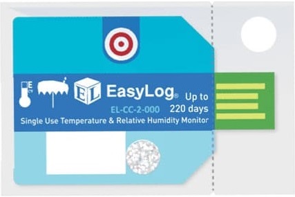 EL-CC-2 Single Use Temp & RH Data Logger