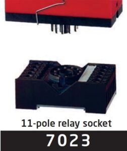 11-Pole Relay Socket - Part Ref 7023