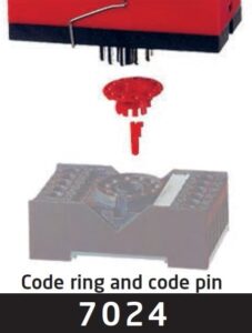 Code Ring and Code Pin for PR 2000 Series - Part Ref 7024