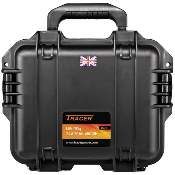 24V 20Ah LiFePO4 Carry Case Kit