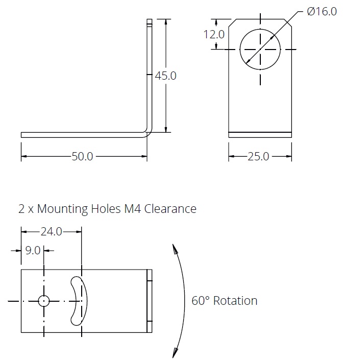 Fixed Mounting Bracket FBS