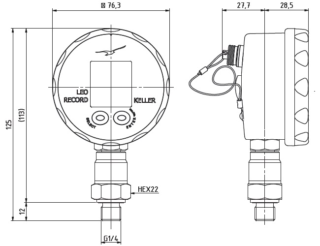 LEO Record without Rubber Cover