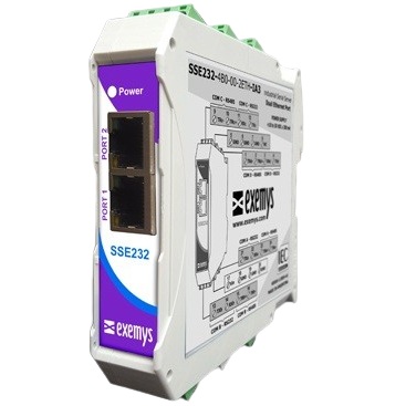 SSE232-2ETH-IA3 Serial to Ethernet Converter
