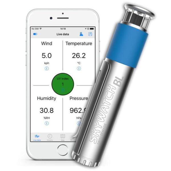 Skywatch Weather Station for Smartphone with Bluetooth Connectivity