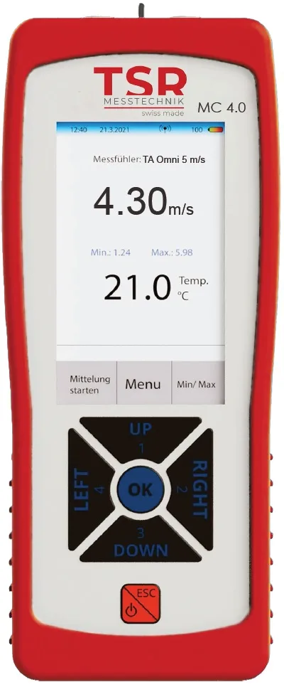 MC 4.0 ThermoAir Hot Wire Anemometer