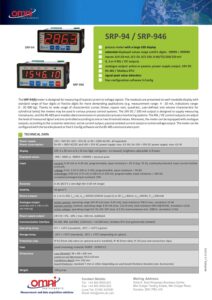 DISPLAY-SRP-94-SRP-946-LED-Display-for-Process-Inputs-pdf - Omni ...