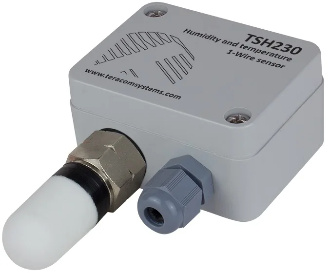 1-Wire Splashproof Temperature and Humidity Sensor