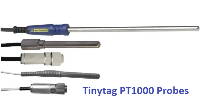 Tinytag PT1000 Temperature Probes suitable for Accurate High Temperatures