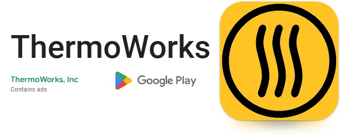 Google Play Store ThermoWorks App