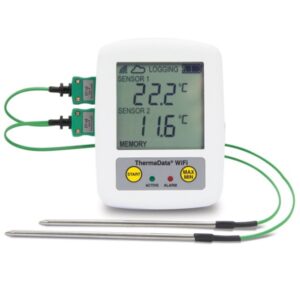 Two Channel K Type Thermocouple WiFi Logger, Part Ref 298-121