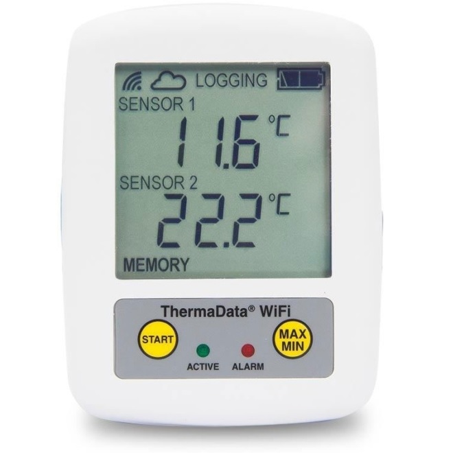 ThermaData WiFi 2 Channel Logger