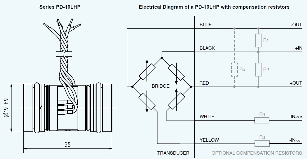 PD10LHP Pressure Sensor Diagram